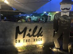 Milk on the rock